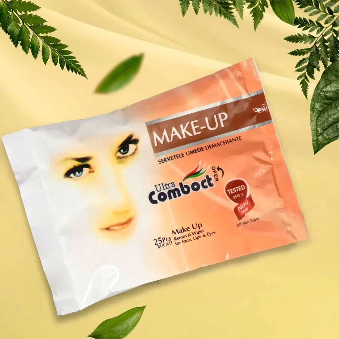 ultra combo make up wipes orange