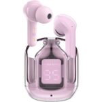 Air31 Wireless Earbuds | Bluetooth 5.3 | Transparent Crystal Design | Deep Bass | Noise Reduction | Touch Control | LED Digital Display - Image 2